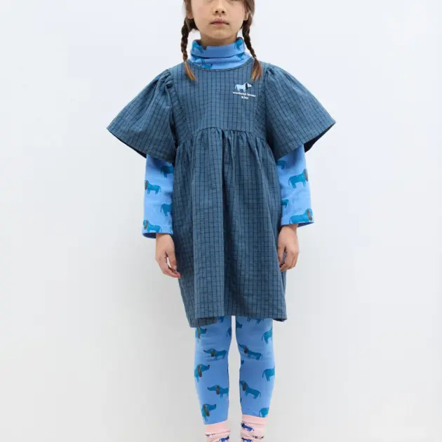 BLUE DOG BUTTERFLY DRESS