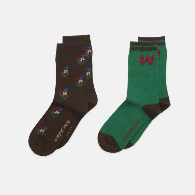WH SOCKS FLORES FW25