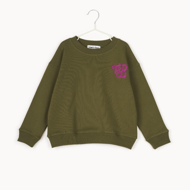 SUDADERA VERDE MILITAR TOM AND BOY