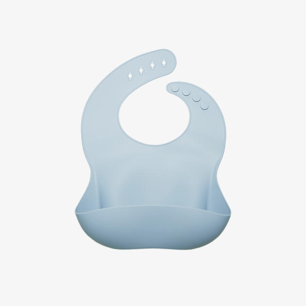 BABERO SILICONA AZUL