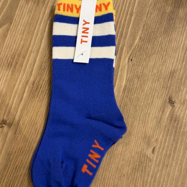 TINY MEDIUM HEIGHT SOCKS BLUE