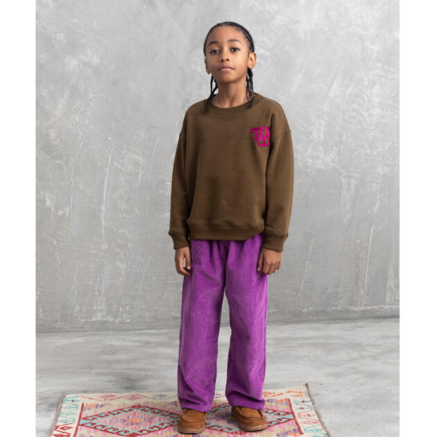 PANTALÓN PANA MORADA TOM AND BOY