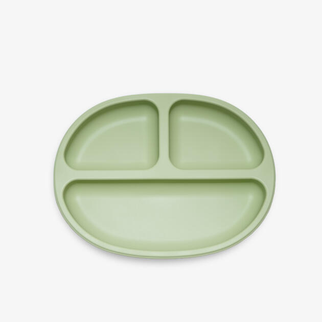 PLATO SILICONA VERDE