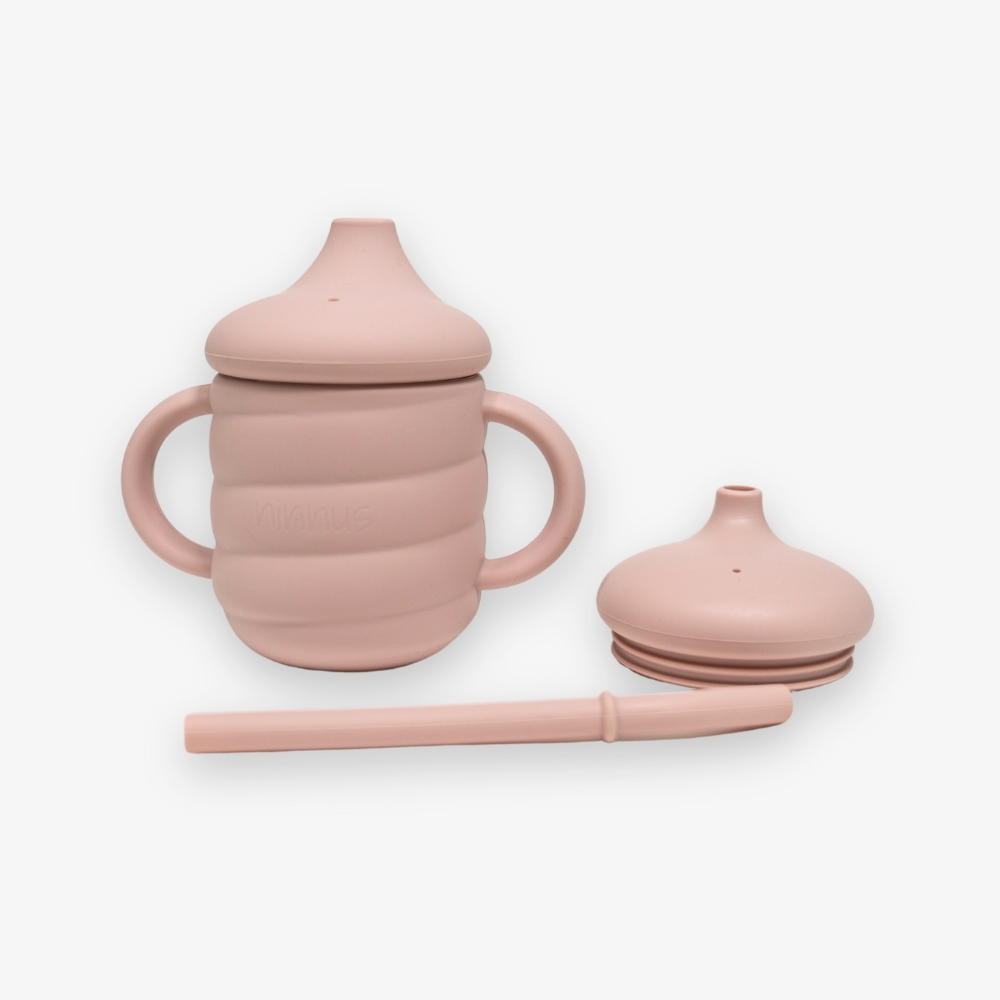 VASO SILICONA ROSA CLARO