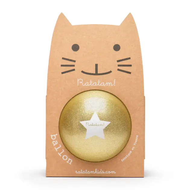 PELOTA 22 GLITTER AMARILLA