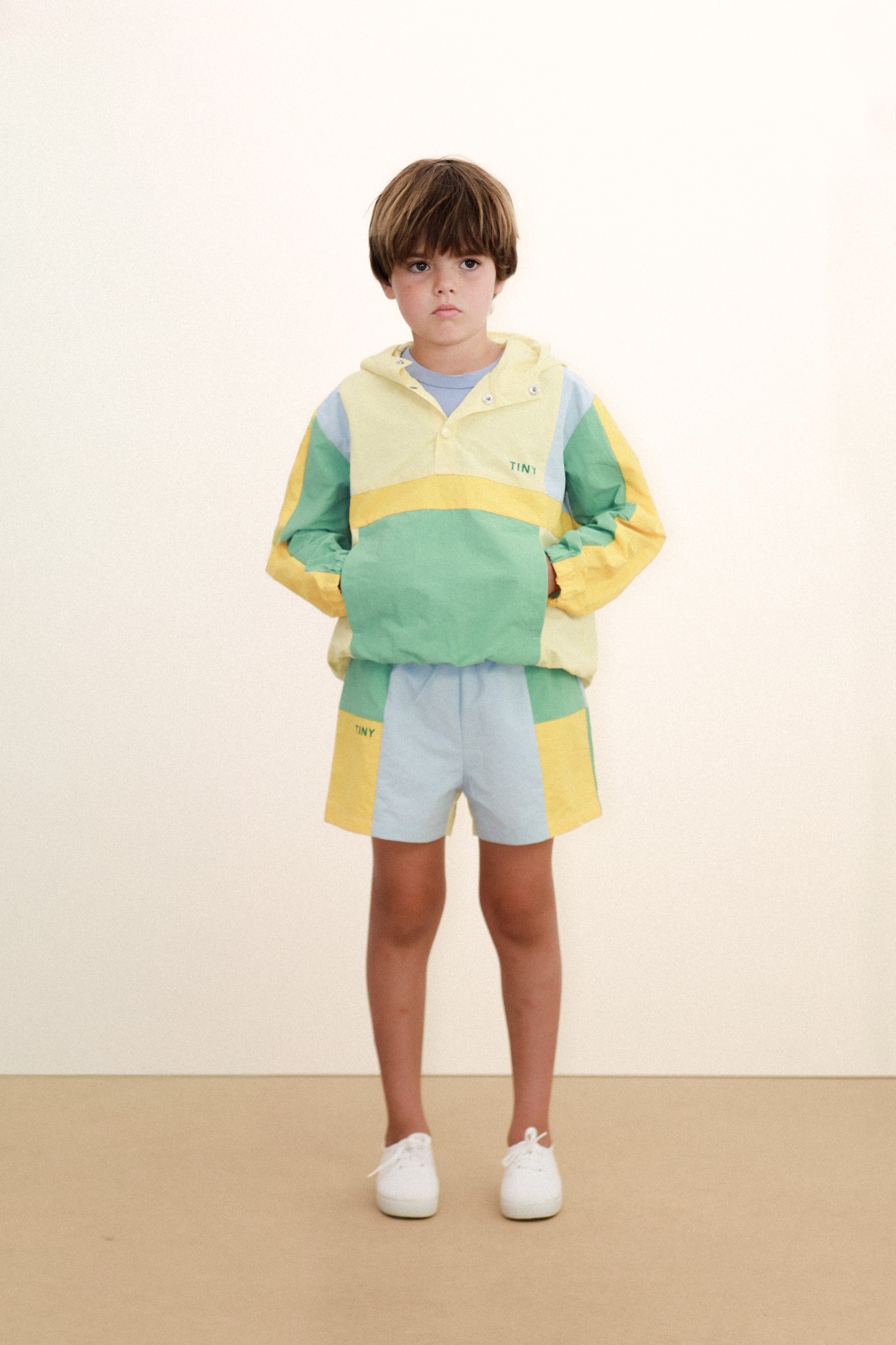 COLOR BLOCK WOVEN JACKET SS26 - Imagen 3
