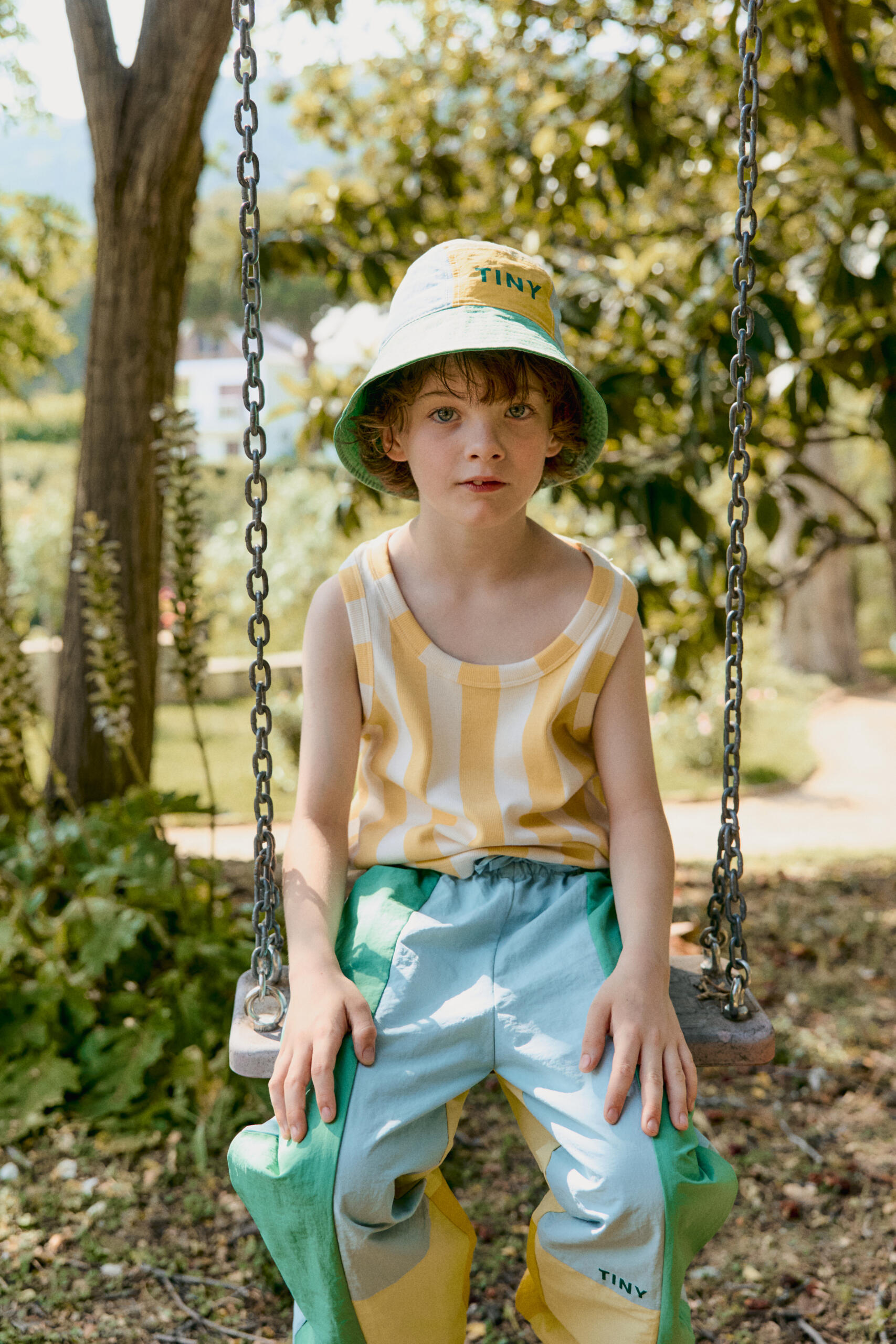 COLOR BLOCK BUCKET HAT SS26