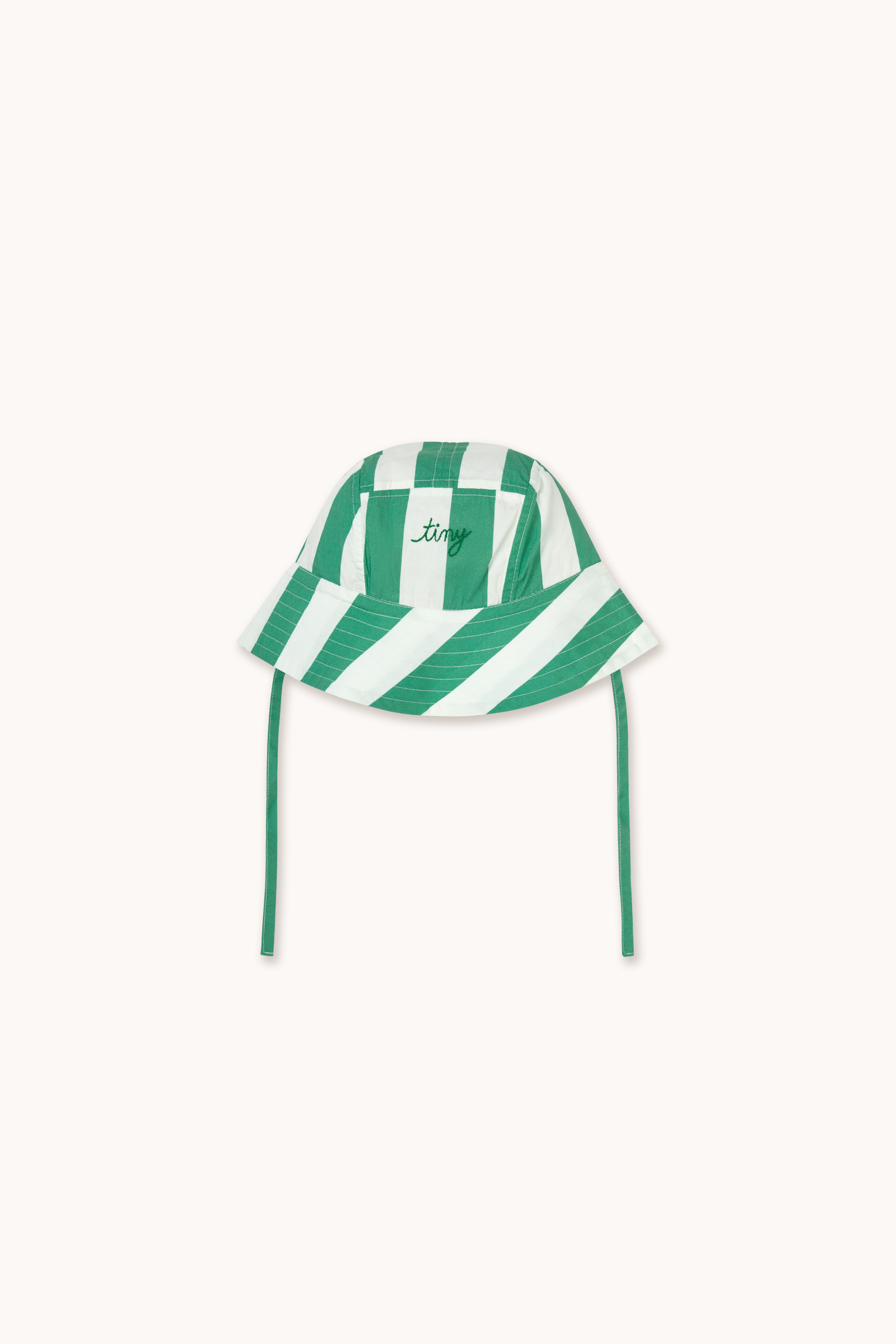 EMERALD STRIPES BUCKET HAT SS26