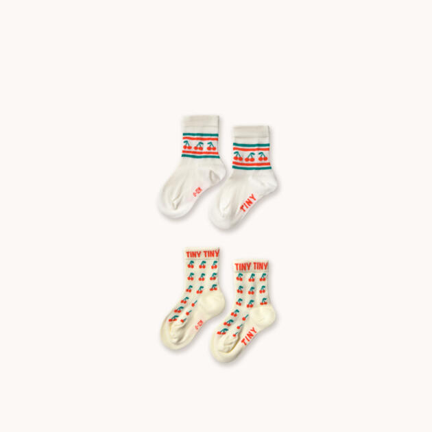 CHERRY MEDIUM BABY SOCKS SS26