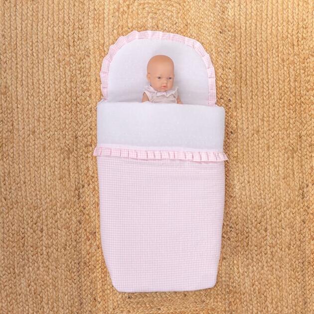 SACO CAPAZO VICHY ROSA BABY JIMENA