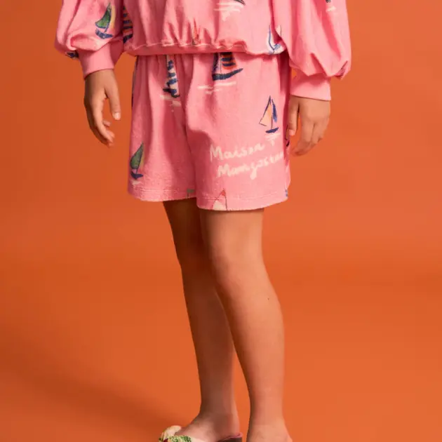 BARCOS TOWEL SHORT PINK