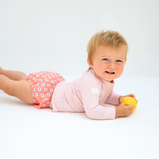 SET BAÑADOR BAÑAL PEACH MOSAIC