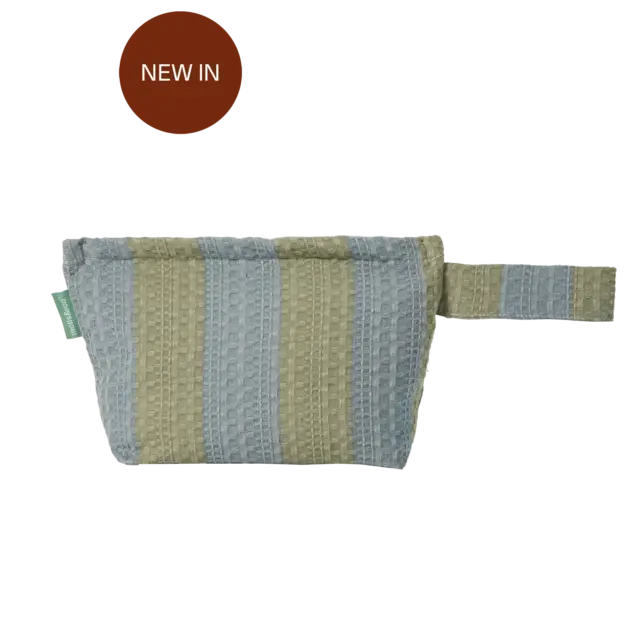 NECESER KHAKI & BLUE STRIPES