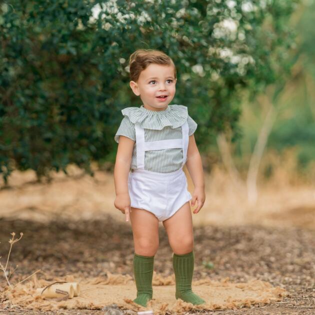 BOMBACHO TIRANTES LONETA BLANCA