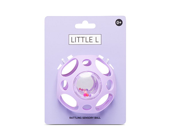 PELOTA SENSORIAL MORADA LITTLE L - Imagen 2
