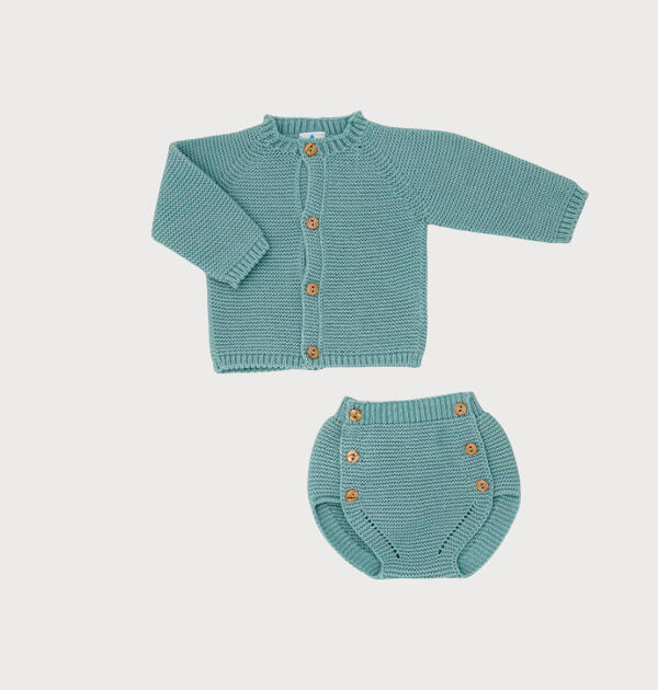CONJUNTO 2 PIEZAS VERDE PÁLIDO