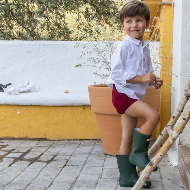 PANTALÓN SARGA BURDEOS
