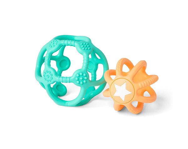SET BOLAS SENSORIALES VERDE NARANJA - Imagen 2