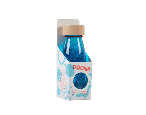 SENSORY BOTTLE FLOAT BLUE - Imagen 2