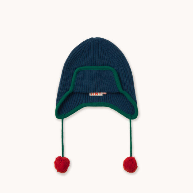 GORRO CHECK AZUL TINTA TINY