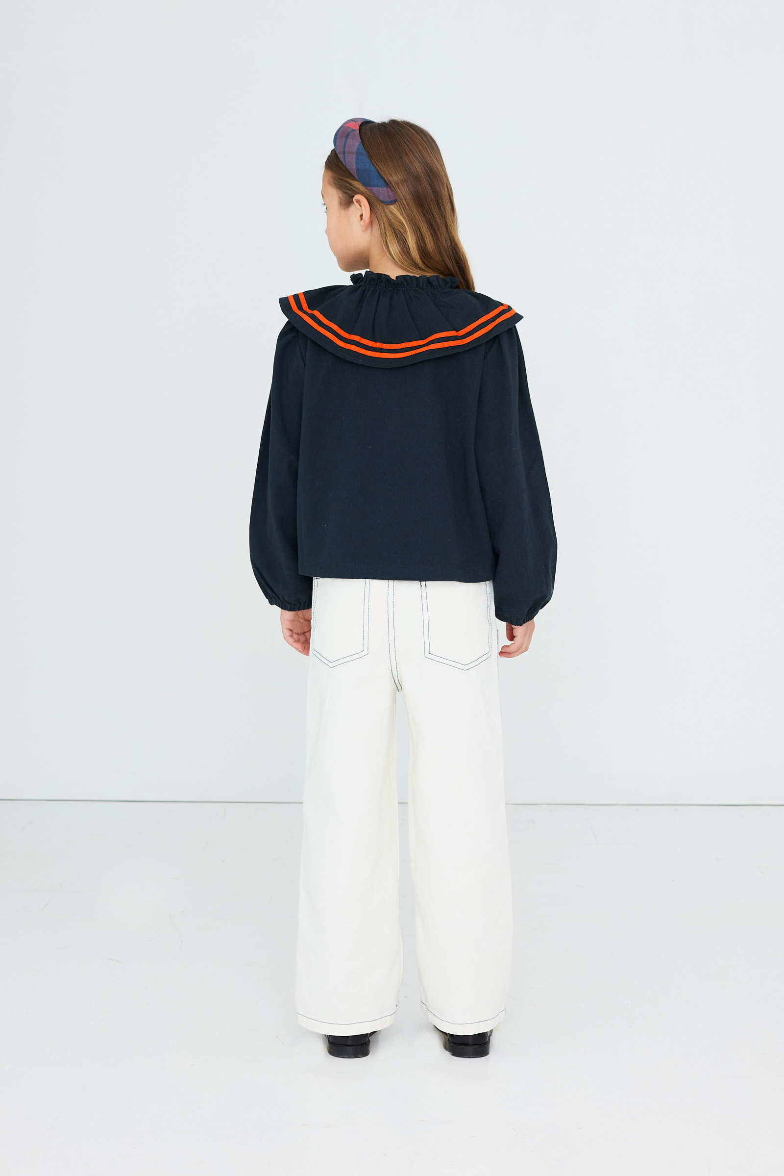 BLUSA TEJIDA DE RAYAS ROJAS - Imagen 2