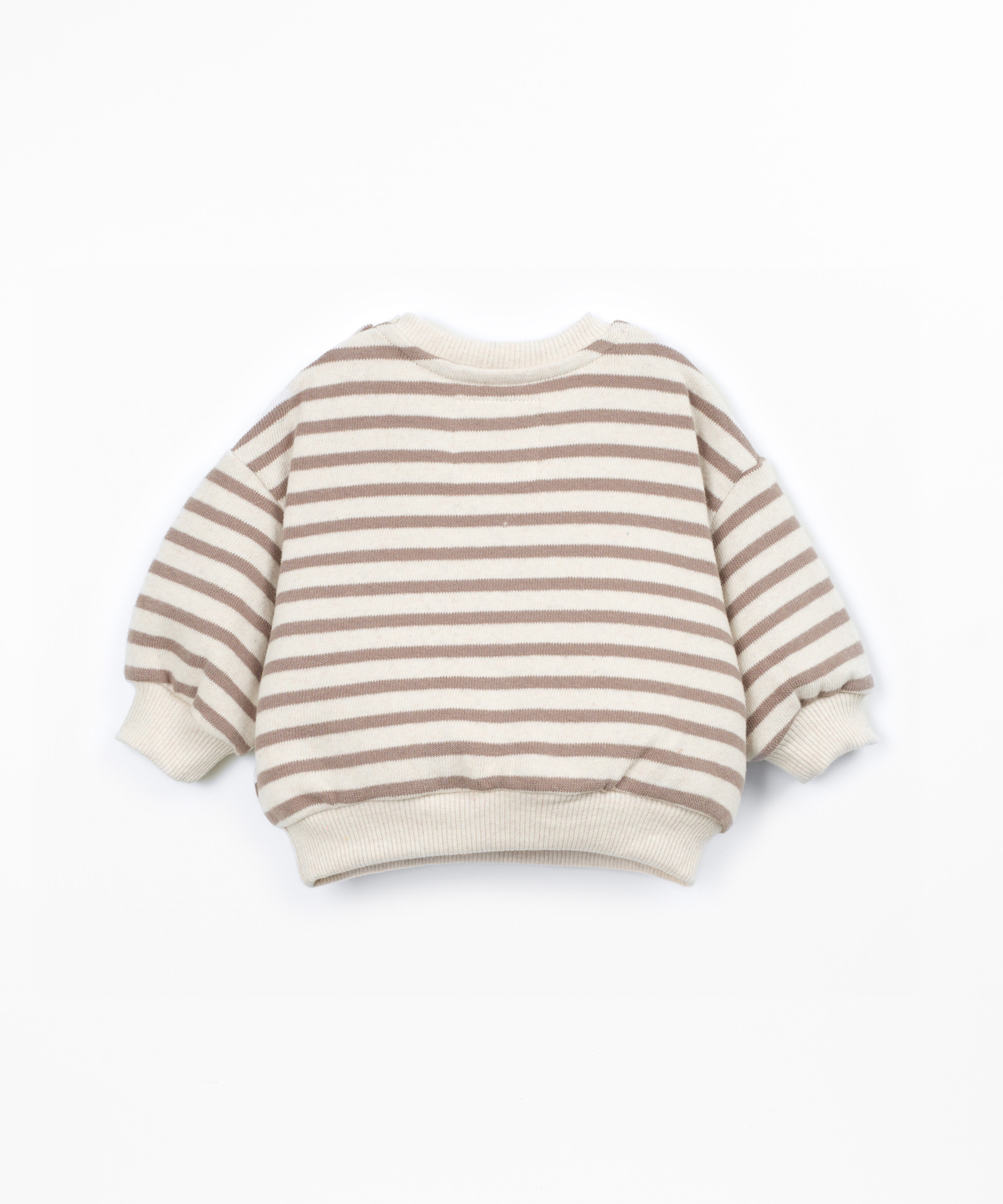 SUDADERAS RAYAS BEIGE ALGODÓN PLAY UP - Imagen 2