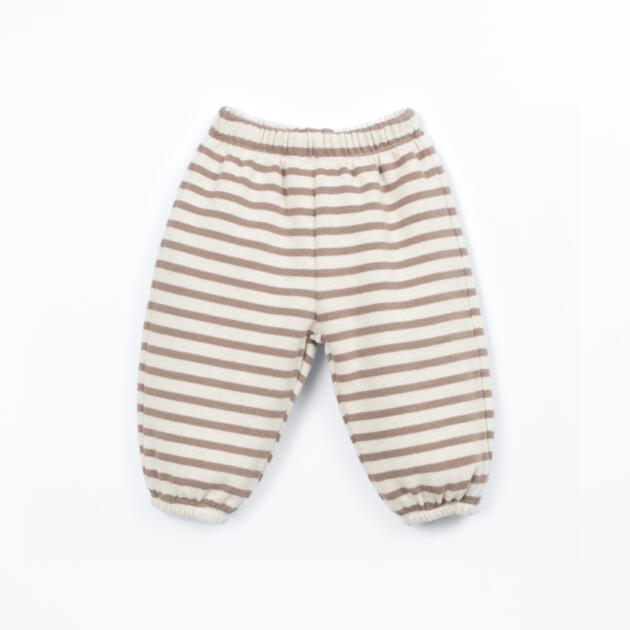 PANTALÓN ALGODOÓN RAYAS BEIGE PLAY UP